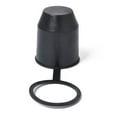 thumbnail image 2 of 2X Black Tow Bar Push-in Type Cover Cap Car Hitch Towball Trailer Protection Cap EIG88 Suitable for RV Trailer, 2 of 5
