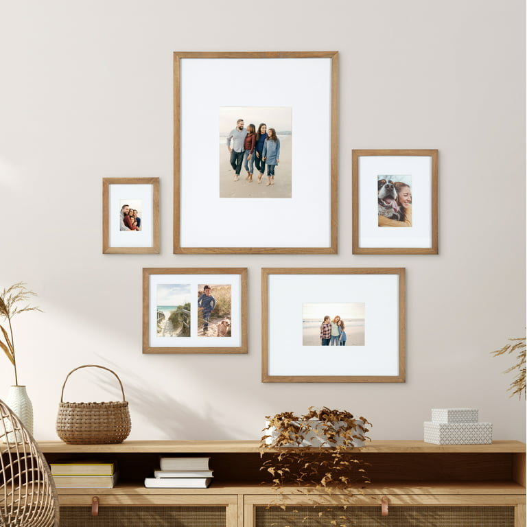 8 X 8 Matted To 4 X 4 Museum Wall Frame Black - Kate & Laurel