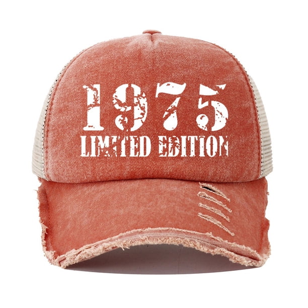 Gorra de béisbol Vintage Cotton Trucker 1975 Edición limitada