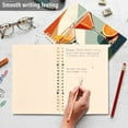 thumbnail image 4 of FORMRS 1-Subject Spiral Notebook 8" x 5" College Ruled 60 Refillable Sheet A5 Hard Cover, 2 Pack, Mid Century Orange Juice, 4 of 7