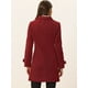 thumbnail image 4 of Chaqueta de Invierno Allegra K Con Cuello Peter Pan Para Mujer Rojo XS, 4 of 6