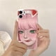 thumbnail image 1 of Funda de silicona a prueba de golpes para iphone, carcasa con dibujos de chicas japonesas de anime para iphone 14 13 pro max 11 12 mini 8 plus 7 se2 se3 6s xr xs x Fivean unisex, 1 of 2