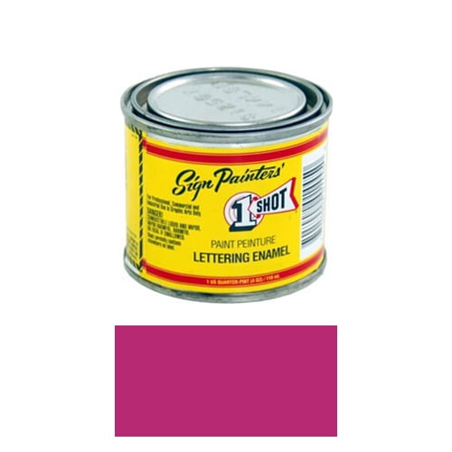 1/4 Pint 1 Shot DARK MAGENTA Paint Lettering Enamel Pinstriping & Graphic Art