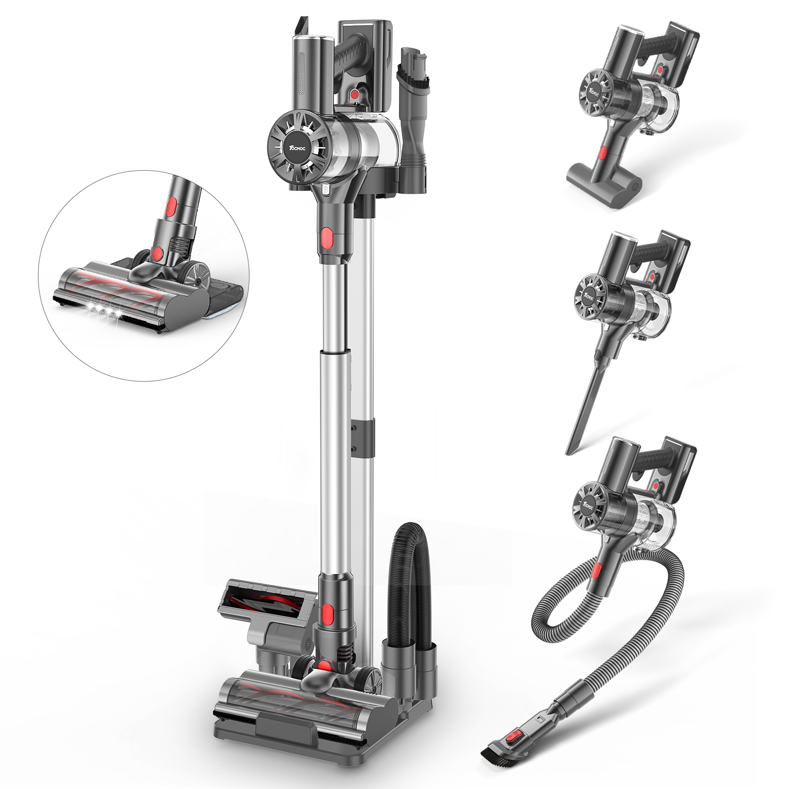 Buy Tocmoc 5-in-1 Stick Vacuum, 22000PA 