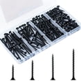 thumbnail image 1 of Drywall Screws Assortment Kit,#6 Dry Wall Screws For Drywall Wood,165pcs Coarse Thread Sheetrock Screws Set- Black Phillips Self Tapping Screws 4 Size, 1 of 5
