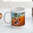 thumbnail image 3 of CafePress - Room With A Basset Mug - 11 oz Ceramic Mug - Novelty Coffee Tea Cup, 3 of 3