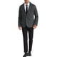 thumbnail image 2 of CHALECO DE HOMBRE INSPIRE CHIC A Rayas De Una Sola Botón Ajustado Casual Rayas Verticales 2XL Negro Blanco, 2 of 6