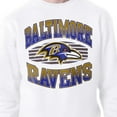thumbnail image 3 of Men's Starter White Baltimore Ravens Team Grit Graphic Fleece Pullover Sweatshirt, 3 of 3