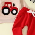 thumbnail image 4 of Odeerbi Infant Toddler Boys Girls Sweatsuits Sets Tractor Print Sport Sweatshirt Drawstring Elastic Waist Jogger Sweatpants 2 Piece Outfit Set, 4 of 8