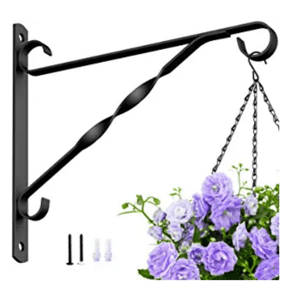 Heavy Duty Hanging Basket Brackets Plant Hook 1 Pack Metal Outdoor