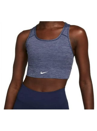 Nike Dri-Fit Swoosh Women's Medium-Support 1-Piece Padded Longline Spo