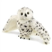 Folkmanis Snowy Owl Hand Puppet, Standard Packaging