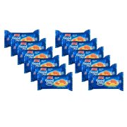 Britannia Good Day Butter Cookies 2.6oz (75g) - Breakfast & Tea Time Snacks - Delicious Grocery Cookies - Halal and Suitable for Vegetarians (Pack of 12)