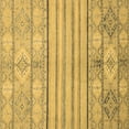 thumbnail image 1 of Ahgly Company Indoor Square Abstract Brown Modern Area Rugs, 8' Square, 1 of 4