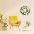thumbnail image 3 of 26" Artificial Peony Hydrangea & Rose Floral Spring Wreath, 3 of 5