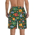 thumbnail image 3 of Kdxio Christmas Gift Pattern Mens Casual Shorts - Drawstring Summer Beach Sports Shorts for Men, 3 of 9