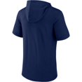 thumbnail image 3 of Men's Fanatics Navy Seattle Mariners Iconic Rebel Short Sleeve Hooded Top, 3 of 3