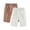 Brown, variant on breaise 2PC Kids Bermuda Shorts Summer Drastring Athletic Shorts Elastic Waist Knee Length Sports Shorts