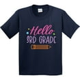 thumbnail image 3 of Inktastic Back to School Hello 3rd Grade Youth T-Shirt, 3 of 5