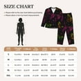thumbnail image 5 of Uemuo Butterfly Pattern Womens Pajama Sets,PJ Set for Women,Pajamas for Women Logo,Long Sleeve Pajama Set for Women,Soft Long Sleeve Top With Pants-X-Large, 5 of 9