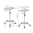 thumbnail image 3 of Gazechimp Hair Salon Rolling Cart Tray Portable Hairstylist Cart for Barber Spas Shops No Hairdryer Holder, 3 of 8