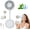 White, variant on Magnetic Phone Fan, Magnetic Fan and Phone Stand with 360° Flexible Gooseneck, Rechargeable Mini Portable Handheld Clip Fan, 3 Speeds, 2000mAh Personal Cooling Fan for Office & Travel (White)