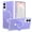 Lightpurple, variant on Decase for Samsung Galaxy S25 Edge Case,Magnetic Invisible Stand,Compatible with Mag-Safe,Military Grade Drop Protection,Shockproof Slim Translucent Matte Anti-Slip Cover for Women Men,Lightpurple