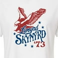 thumbnail image 3 of Lynyrd Skynyrd Retro Band Juniors Cropped Cotton Blend Tee, Size SM-2XL, 3 of 5