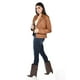 thumbnail image 2 of Chamarra estilo biker Roman Fashion /Juvenil, 7409 (Chedron) cafe G, 2 of 5