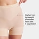 thumbnail image 3 of Shapewear Spanx Seamless Power Shorty Lightweight Nude S, 3 of 6