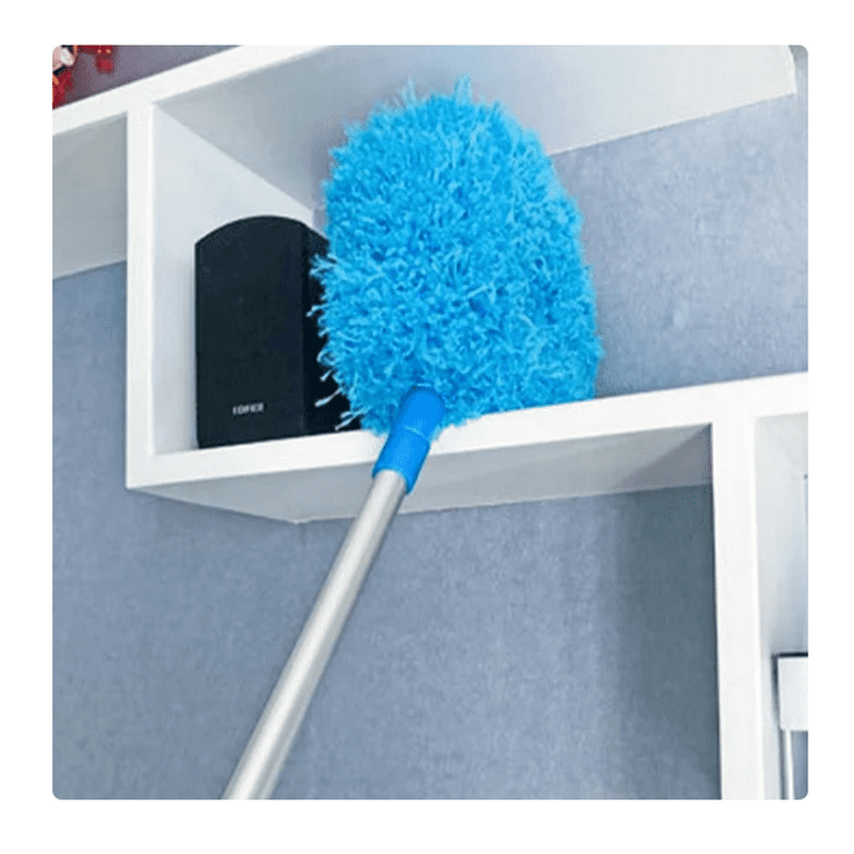 Microfiber Duster Washable House Cleaning Brush Adjustable Dust Cleaner  Extend