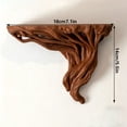thumbnail image 3 of uhnmki Root Floating Wall Shelf Hand Carved Driftwood Style Wall Mounted Shelf Decorative Wooden Display Shelf For Home, 3 of 7
