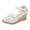 A-White177, variant on Womens Espadrille Wedge Closed Square Toe Ankle Knotted Linen Jute Sole Sandals Light Vintage Bohemian Summer Vacation Sandals