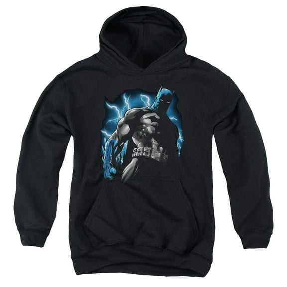 Batman - Gotham Lightning - Youth Hooded Sweatshirt - X-Large