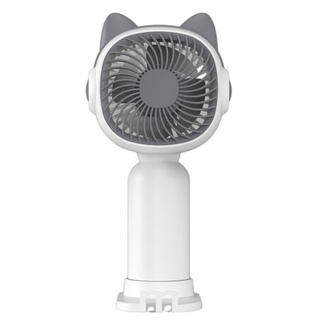 

Handheld small fan portable charging phone stand making fan