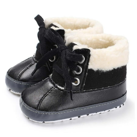 

QISIWOLE Winter Toddler Baby Boys Girls Front Strap Thicken Velvet Snow Boots Sales !