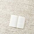thumbnail image 4 of Elegant Rug Store Hand Woven Chunky Wool Loops Area Rug, Ivory/Off-White & Textured Beige 4X6FT, 4 of 5