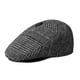 thumbnail image 1 of Gorra plana Gatsby Newsboy de lana pata de gallo para hombre, 1 of 3