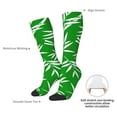 thumbnail image 4 of Xecao Bamboo Pattern Adult Stockings with Color-Block Design and 3D Print, Breathable Comfortable Hosiery for Daily Wear and Sports, 4 of 6