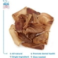 thumbnail image 3 of GigaBite Roasted Pig Ears for Dogs, Natural and Healthy Chews, Treats in Whole, Slices, or Sticks, Safe for Puppies and Aggressive Chewers, Clean Teeth and Gums - Pack of 12, 3 of 5