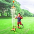 thumbnail image 4 of Lanard: Air Powered Bubble Rocket - Load-Stomp-Launch, Streams Bubbles In The Sky, 8oz Solution, Soars Up To 20 Feet, Foam Toy, Outdoor Play, Kids 6+, 4 of 9