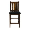thumbnail image 7 of Classic Kitchen 5pc Counter Height Set Dining Table and 4 Chairs Set Wooden Espresso Finish Wooden Furniture, 7 of 7
