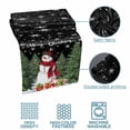 thumbnail image 5 of Bed Runner Scarf for King Size Bed, Black Christmas Beds Scarf Throws for Foot of Bedding, Snowman Xmas Tree Snowflake Winter Gifts Decorative Beds Runners for Bedroom Guestroom, 94"x20", 5 of 8