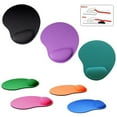 thumbnail image 4 of Raindrops Ergonomic Design Purple Silicone 1Set 9.1x7.5x0.9Inch Mousepad For Gaming, 4 of 5