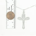 thumbnail image 3 of Harvest Cross Sterling Silver Necklace - Gift Boxed with scripture Story Card - Made in USA (20" Chain Length), 3 of 5