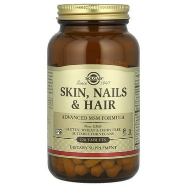 Solgar Skin, Nails & Hair, Advanced MSM Formula, 120 Tablets