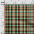 thumbnail image 1 of oneOone Cotton Poplin Medium Blue Fabric Check Craft Projects Decor Fabric Printed By The Yard 56 Inch Wide, 1 of 4