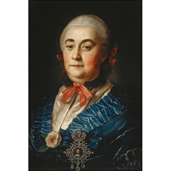 24"x36" Gallery Poster, Portrait of A.M. Ismailowa by who knows