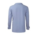 thumbnail image 4 of Kmbangi Men Long Sleeve Shirts Solid Color Loose Casual Button down Tops with Pockets Spring Clothes for Beach Streetwear, 4 of 8