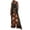 8# Gold, variant on Womens Christmas Print Wide Leg Jumpsuit Adjustable Strap Sleeveless Overalls with Pockets M